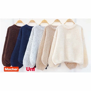 Sweter damski okrągły Mocher