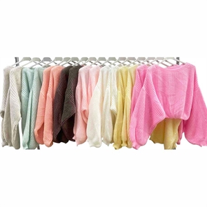 Sweter damski okrągły