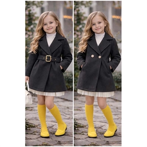 Płaszcz dziewczęcy  4-14 lat