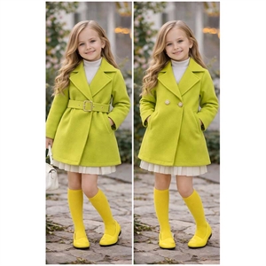 Płaszcz dziewczęcy  4-14 lat