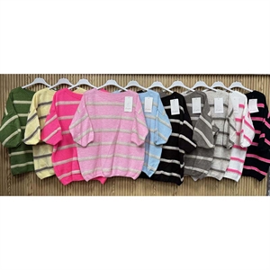 Sweter damski z krótkim rękawem - Produkt Włoski