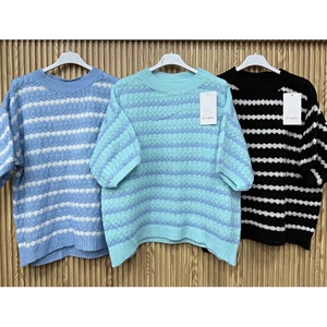 Sweter damski z krótkim rękawem - Produkt Włoski