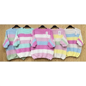 Sweter damski z krótkim rękawem - Produkt Włoski