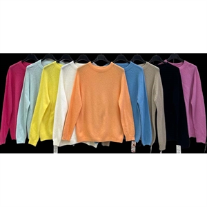 Sweter damski okrągły