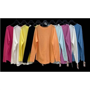 Sweter damski okrągły