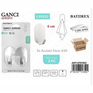 Haczyki samoprzylepne