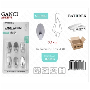 Haczyki samoprzylepne