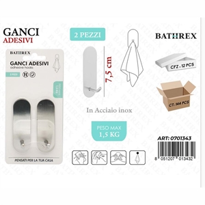 Haczyki samoprzylepne