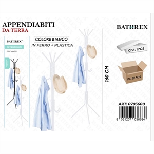 Wieszak na ubrania podłogowe