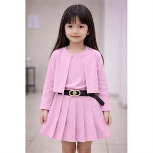 Komplet Sukienka + Narzutka dziewczęca (4-14) - Produkt Włoski