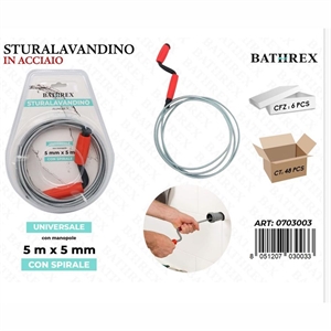 Stalowy tłok do zlewu