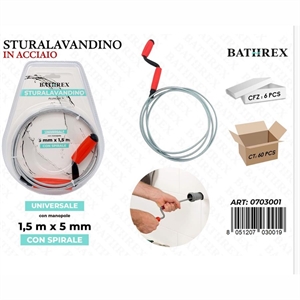 Stalowy tłok do zlewu