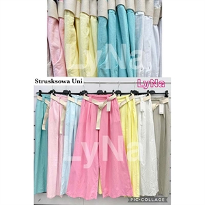 Spodnie damskie szerokie nogawki - Produkt Włoski