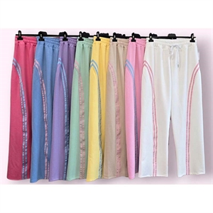 Spodnie damskie szerokie nogawki - Produkt Włoski