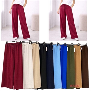 Spodnie damskie szerokie nogawki - Produkt Włoski