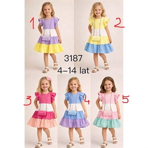 Sukienka dziewczęca  4-14 lat