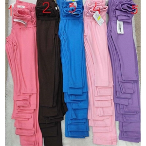 Getry dziewczęce prążek  92-152