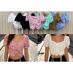 Bluzka crop top damski produkt Włoski