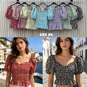 Bluzka crop top damski produkt Włoski
