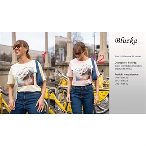 Bluzka damska produkt Polski  S/M-L/XL(36-40)