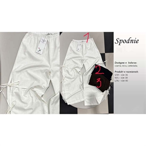 Spodnie szerokie nogawki damskie produkt Polski  S/M-L/XL(36-40)
