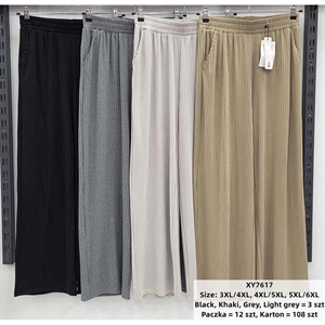 Spodnie szerokie nogawki 3XL/4XL-5XL/6XL