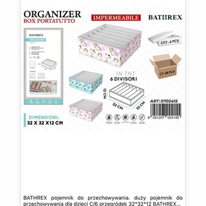 Pudełko organizer na wszystko 32x32x12cm