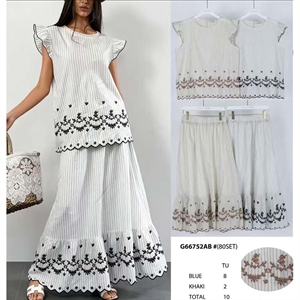 Komplet damski ze spódnicą