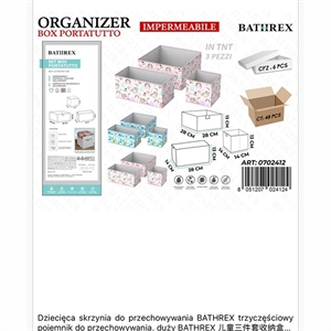 Pudełko organizer na wszystko 28x28x13cm