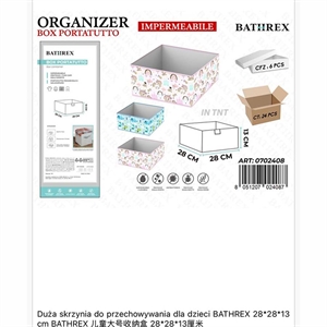 Pudełko organizer na wszystko 28x28x13cm