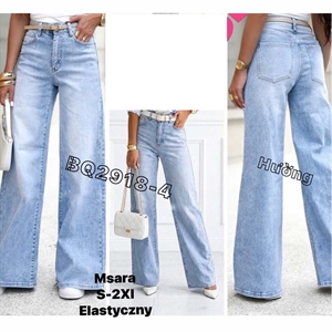 Jeansy szerokie nogawki M'sara  S-2XL