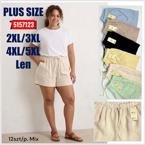 Szorty damskie Len  2XL/3XL-4XL/5XL