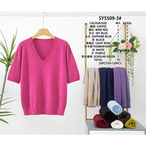 Sweter damski z krótkim rękawem  M/L-XL/2XL