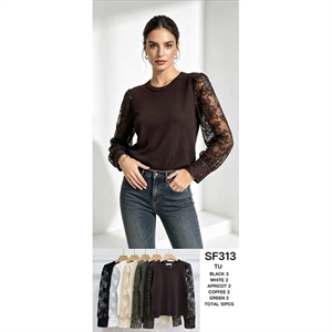 Sweter damski okrągły