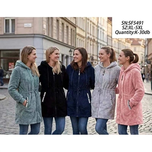 Kurtka damska z futerkiem  XL-5XL