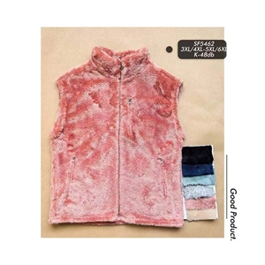 Kamizelka damska z futerkiem  3XL/4XL-5XL/6XL