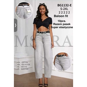 Jeansy damskie Msara  S-2XL