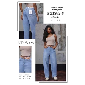 Jeansy damskie Msara  XS-XL