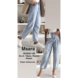Jeansy damskie Msara  XS-XL