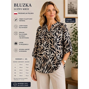 Bluzka damska produkt Polski  L-4XL