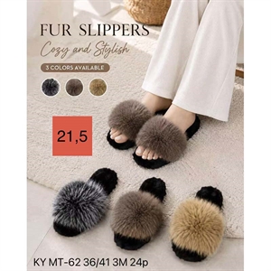 Klapki z futerkiem   36-41