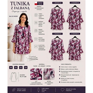 Tunika damska produkt Polski  48-54