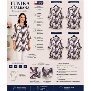 Tunika damska produkt Polski  48-54