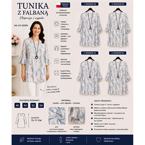 Tunika damska produkt Polski  48-54