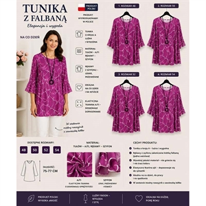 Tunika damska produkt Polski  48-54