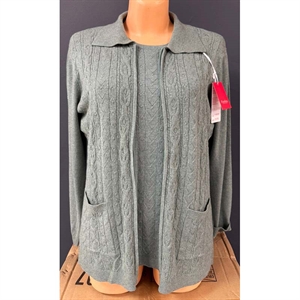 Sweter damski rozpinany na zamek  L/XL-2XL/3XL