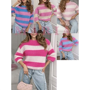 Sweter damski okrągły