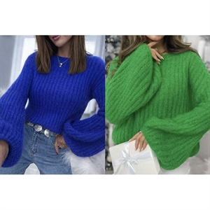 Sweter damski z krótkim rękawem