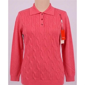 Sweter damski z kołnierzykiem  S-2XL