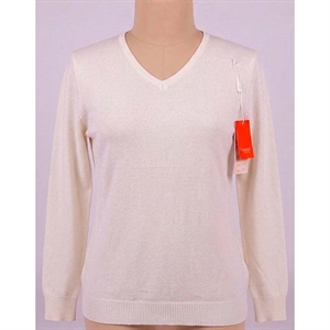 Sweter damski z dekoltem w serek  M/L-XL/2XL